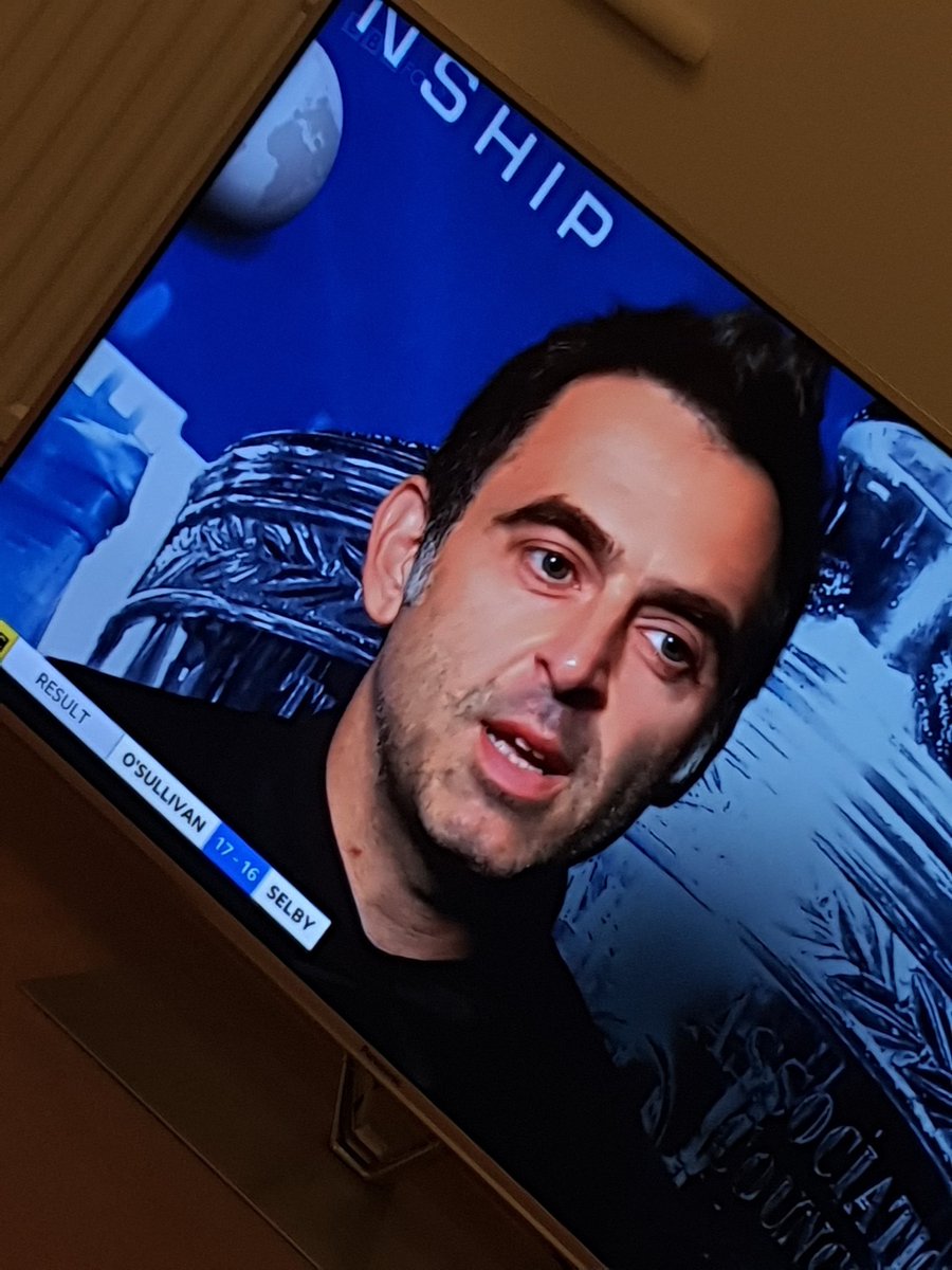 Absolute class! 
<a href="/ronnieo147/">Ronnie O'Sullivan</a>