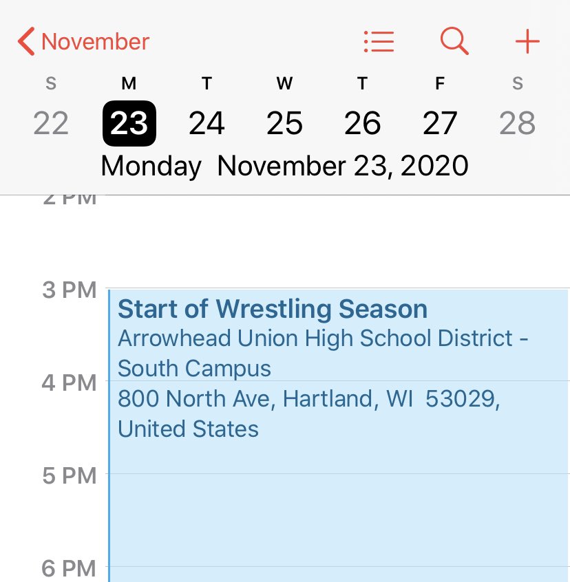 Mark your Calender!