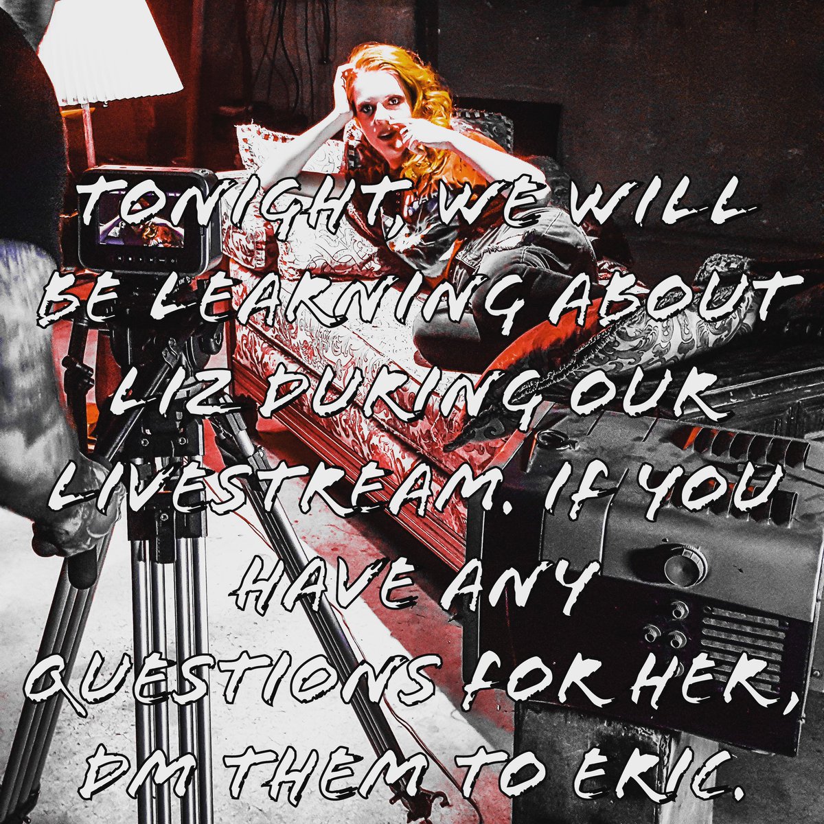 Tonight, we will be asking Liz some questions. Tune in on IG livestream (or twitch or Facebook). DM @ericinatlantis any questions you might have for Liz. She will be answering them. Seeya tonight around 7/8ish PST