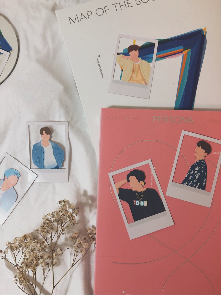 gem_wrld's tweet photo. More photos! Printed on the thick semipermanent sticker paper the cut out poleroid is a cool take on stickers 😗 #BTS_Dynamite https://t.co/yEK9mBJf2v