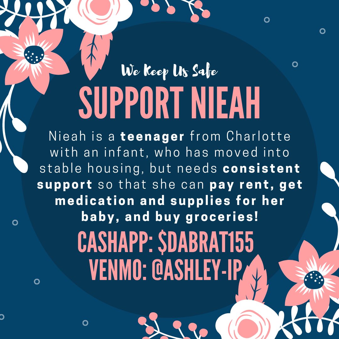 Nieah still needs housing and support! Please share and donate!