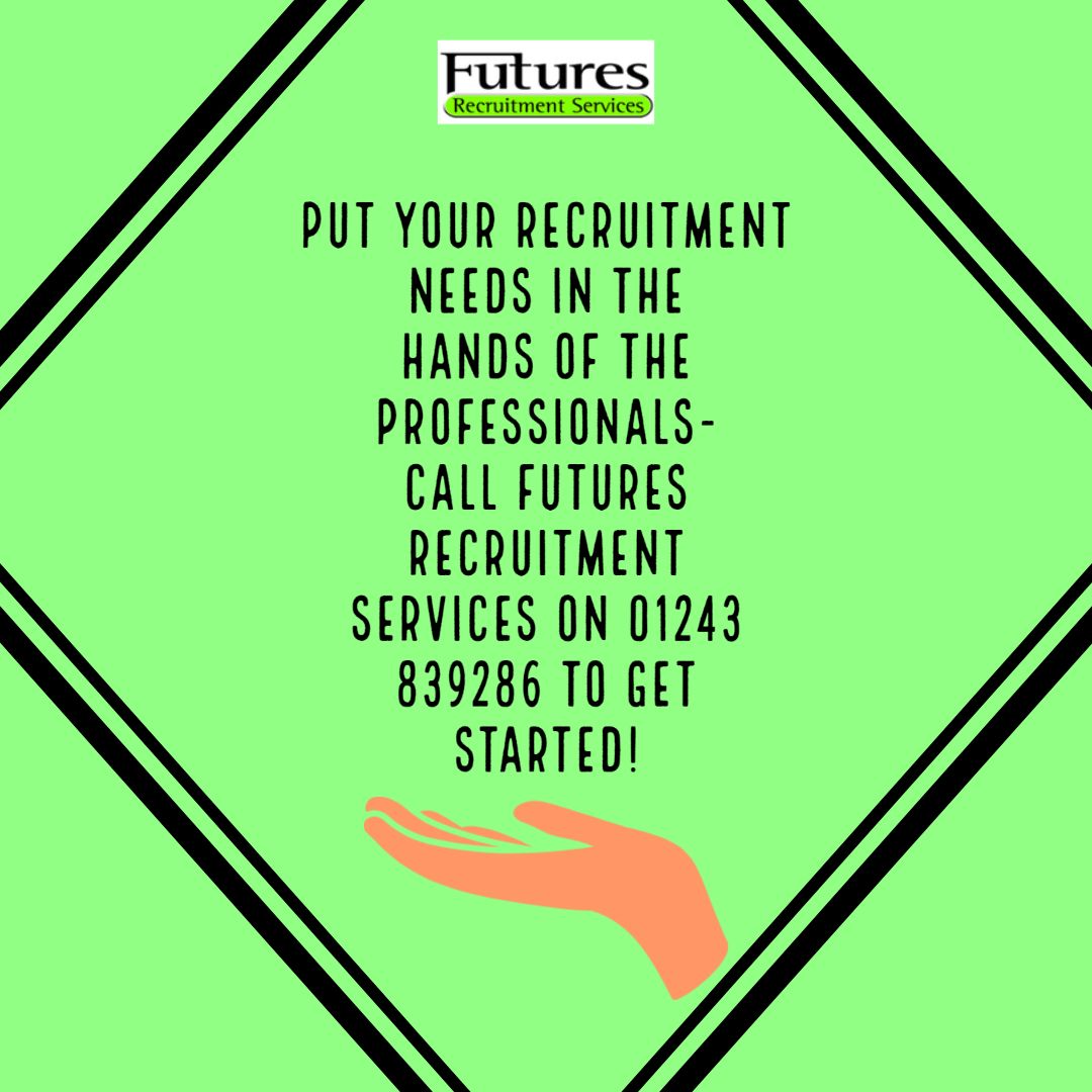 Futuresrs's tweet image. Trust our professional recruitment consultants with your hiring needs - Call us on  01243 839286  #trustus #recruitmentprofessionals #theperfectfit  #therightcandidates #makingtherightconnections #ukrecruitment   #temporaryrecruitment  #permenantrecruitment  #contractrecruitment