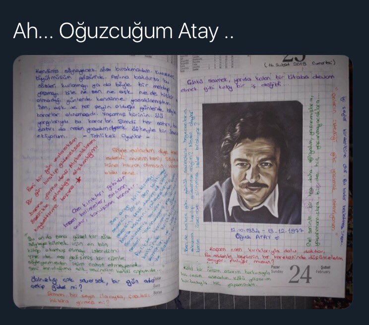 UDiyek's tweet photo. Evet bir Oğuz Atay aşığı arkadaşın mesajı❤️❤️❤️Paylaşamıyoruz da😃 https://t.co/5EFXZiVrx2