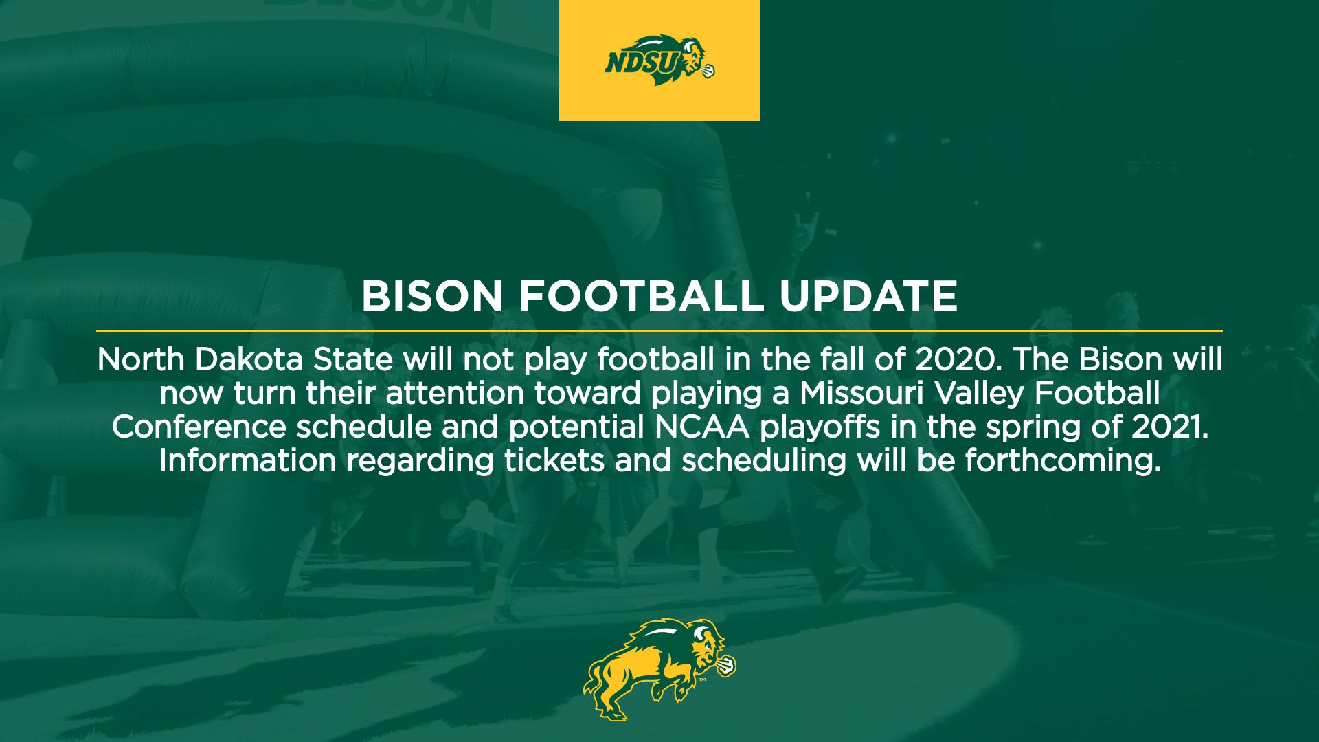 Ndsu football cheap schedule 2020