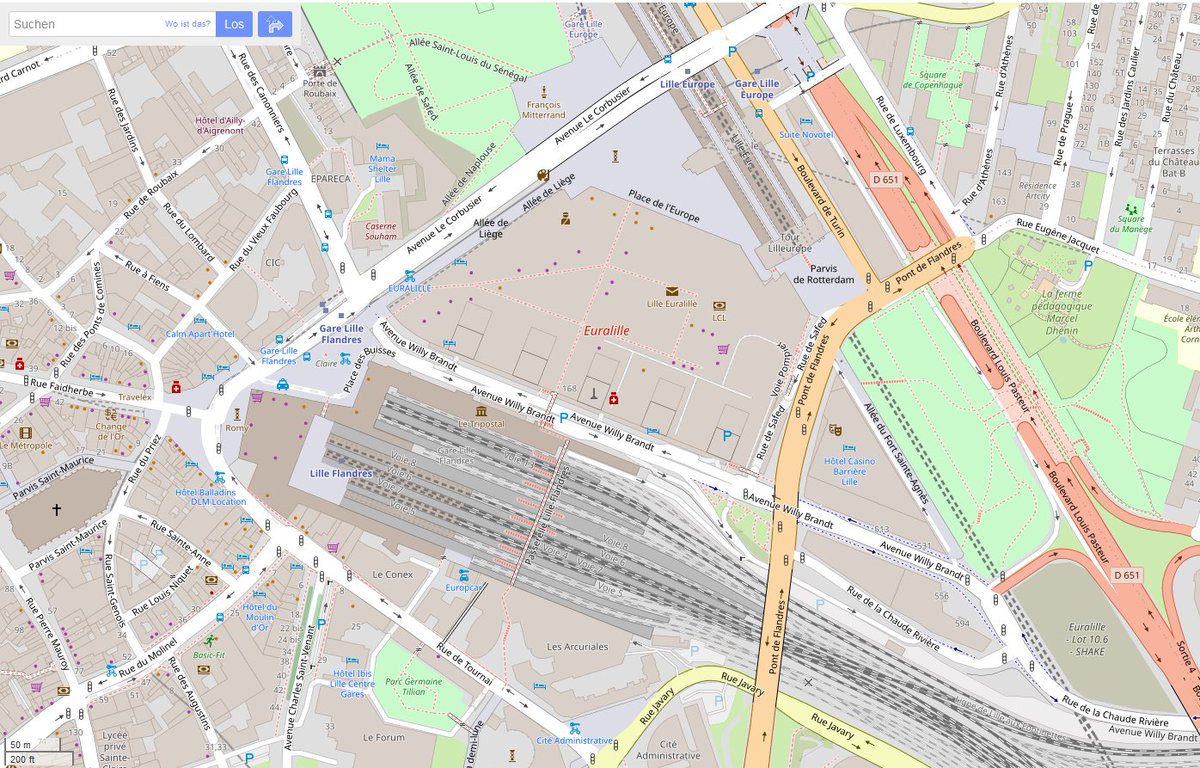 The transfer situation in Lille is not ideal, as the stations Lille-Europe and Lille-Flandres are some 250m apart, but I think it would nevertheless make sense to establish such a transer hub as close to London as possible.