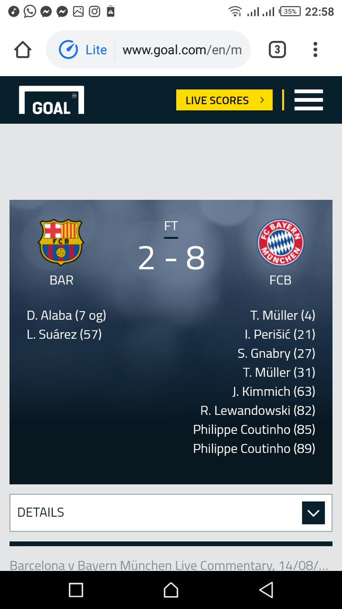 EljayRaphael's tweet photo. Toughest game.....but still Barcelona https://t.co/2uTOLCA4iw