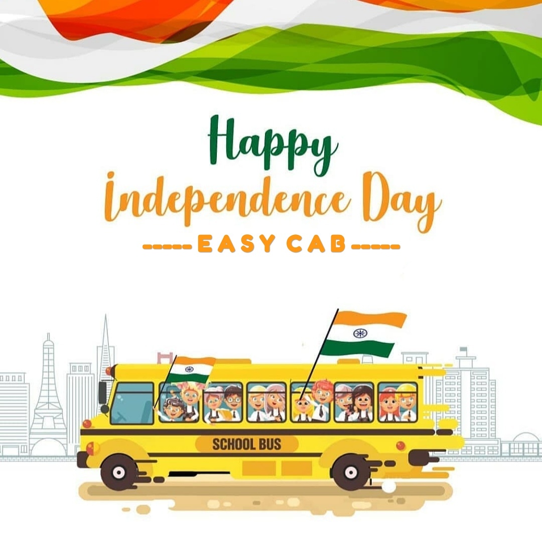 HarshMi89267545's tweet photo. Happy Independence Day

#safetyfirst #schoolbussafety 

Prepare for the future
#partnerwitheasycab https://t.co/VOGlO5005e