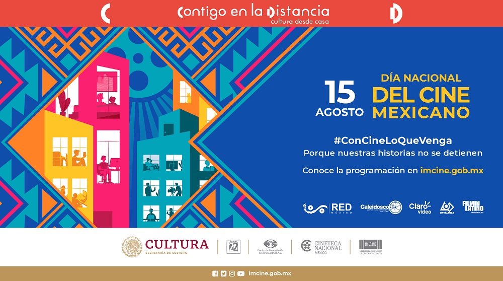 El <a href="/imcine/">IMCINE</a> ofrecerá una increíble programación en @filminlatino para celebrar el #DiaNacionalDelCineMexicano. 

Podrás ver películas nominadas al #Ariel2020 como Olimpia y Clases de historia. 

Conoce la programación completa: bit.ly/343C6MG