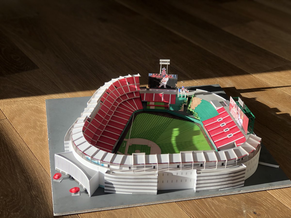 Paper Stadium #19Angel StadiumConvertible between the 1960's, 1980's, Ram's football, and present day. The first time I've done such a thing!Full video: