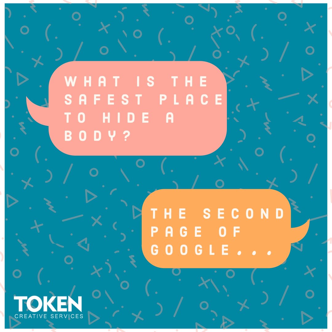 TokenCS (@tokencservices) on Twitter photo #FunnyFriday Here is something to cheer up your mood for the weekend.😎 However, If you do want to remain on the first page of Google, contact us at imagine@tokencs.ca !! 🙂#tokencreativeservices #marketingjoke #googlesearch #kitchenerwaterloo #FunnyFriday Here is something to cheer up your mood for the weekend.😎 However, If you do want to remain on the first page of Google, contact us at imagine@tokencs.ca !! 🙂#tokencreativeservices #marketingjoke #googlesearch #kitchenerwaterloo