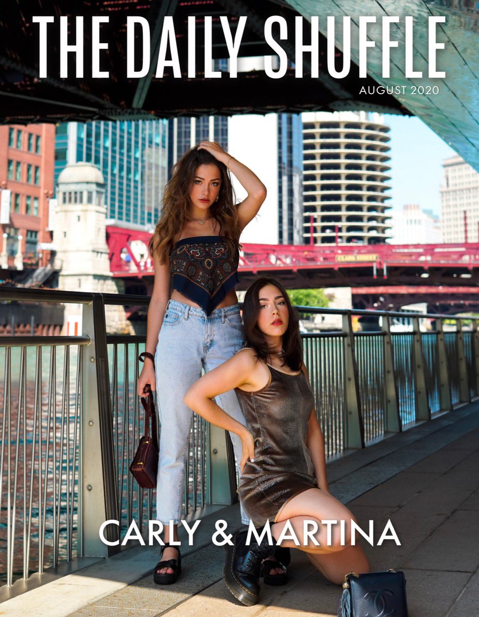 carlyandmartina's tweet photo. Our first ever magazine cover!! Thank you @TheDailyShuffle ❤️ https://t.co/3enOVzJgXm https://t.co/7CqANaCGcT