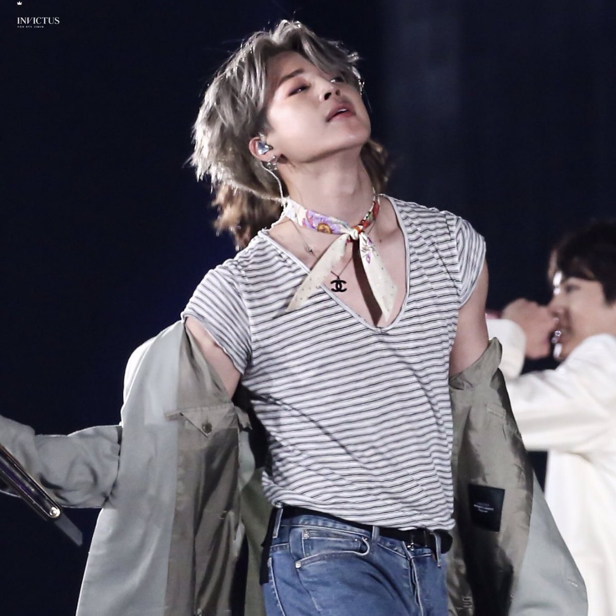 jimin’s exposed chest ; a thread