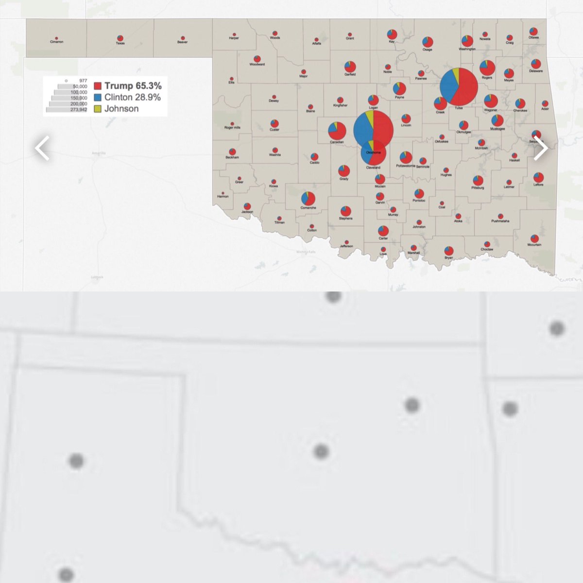 okie_ash's tweet photo. @_cingraham I’m no cartographer, but since it’s easy to narrow down the dem strongholds in my state &amp; only 2 have been removed, the targeted theory seems to check out, in Oklahoma at least. Snatched right outta OKC &amp; Tulsa. https://t.co/3LvnZ613WB