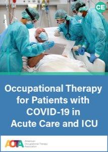 DebbieAminiAOTA's tweet photo. AOTA CE bringing you the latest clinical courses on COVID-19.  For OT/OTA by OTs!  @AOTAInc 
https://t.co/TJarKPgUpP https://t.co/RjijpHTSWJ