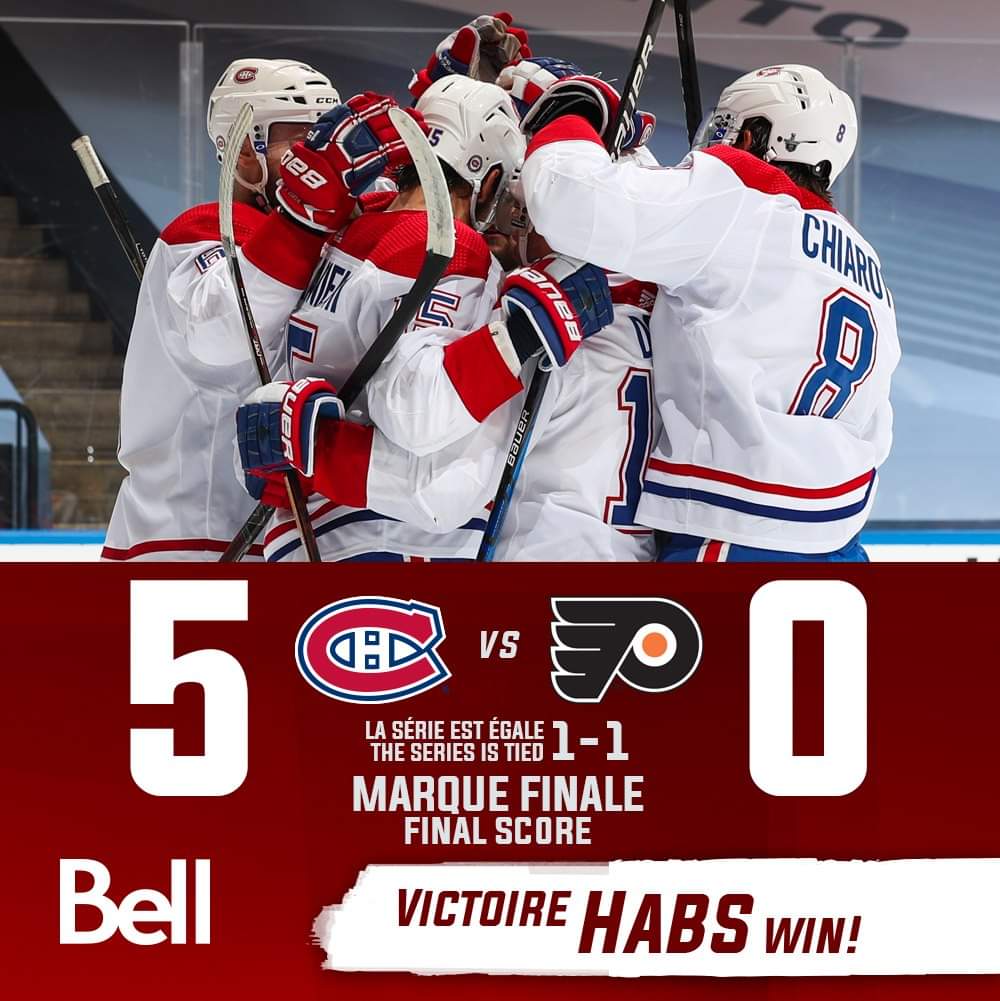 thenhltracker's tweet photo. NHL SCORE:
Montreal Canadiens 5-0 Philadelphia Flyers
#GoHabsGo #StanleyCup https://t.co/295pCc4hXM