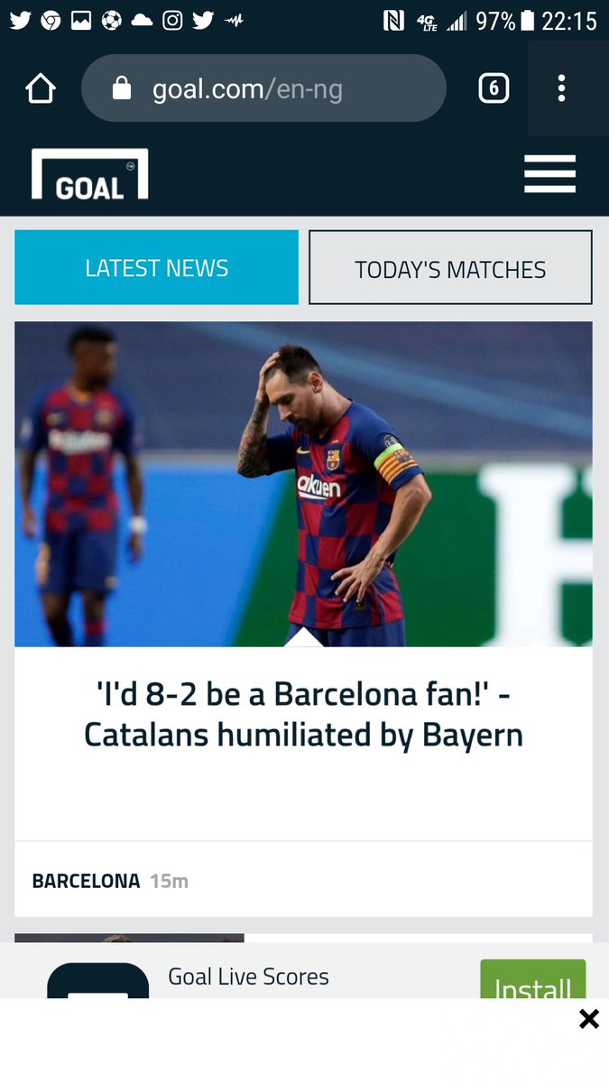 CaptainIsie's tweet photo. As a @FCBarcelona fan, i must say... Game duly deserved! Really wished they spelt our name though. Honestly if you are a true fan, you shouldn't be surprised, they did this to us in the time of Robben &amp; Ribery.  How could we have been a threat?! https://t.co/JknOYBtFMN