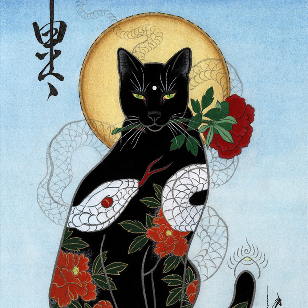 In Kazuaki Horitomos world its all about cats with tats  PLAIN Magazine