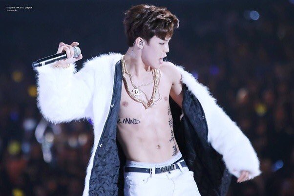 jimin’s exposed chest ; a thread