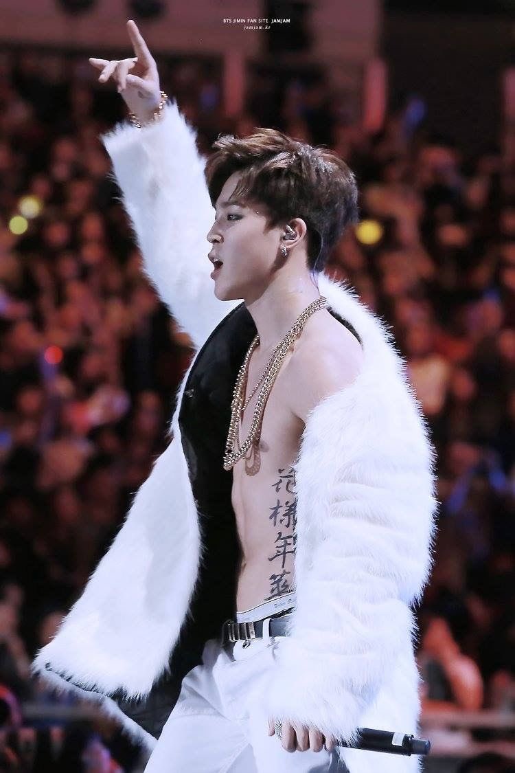 jimin’s exposed chest ; a thread