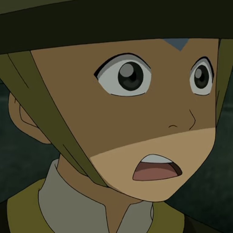 Aang has a vision in the swamp of a laughing Toph (bc she's his future earthbending teacher). Have him romanticize the FUCK out of that dream. This look when he sees Toph fight for the first time already resembles smitten looks in other stories, make that actual canon. 39/