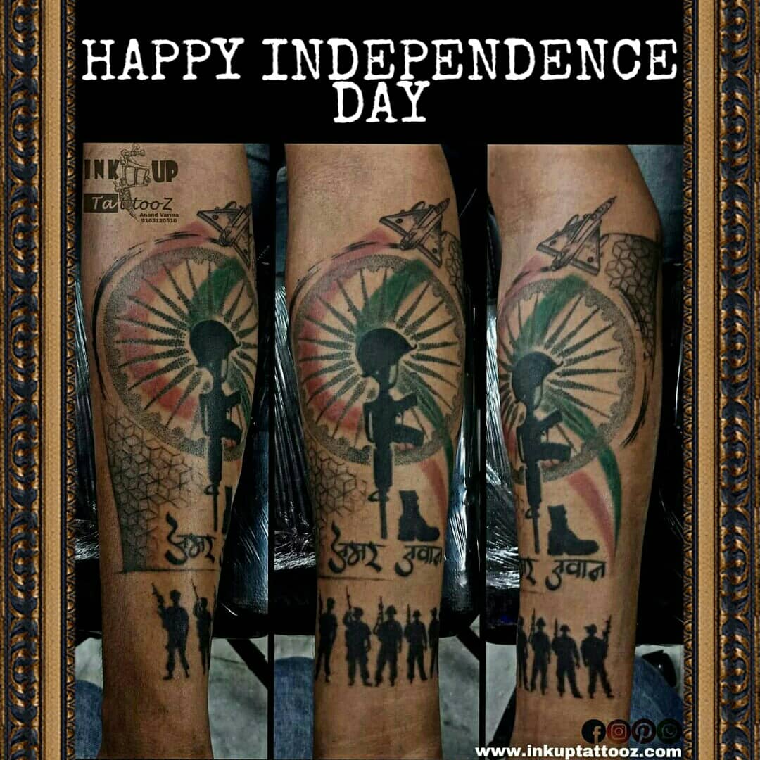 Tricolour Map of India Heart Tattoo for Body Independence day Republic #19 Tricolour Map of India Heart Tattoo for Body Independence day Republic