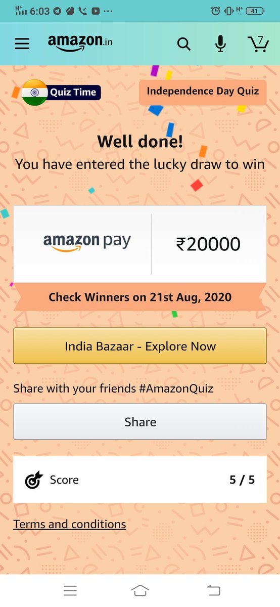 SimnaK2's tweet photo. #AmazonQuiz https://t.co/11UZ2eiPI6