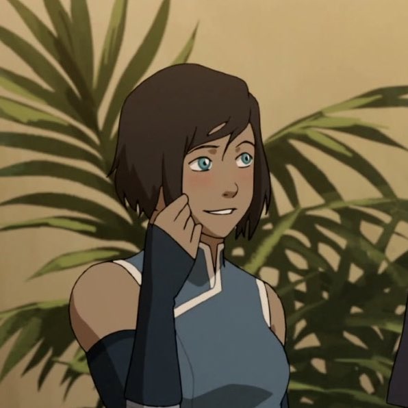 a thread of korra smiling but her smile gets bigger as you keep scrolling 