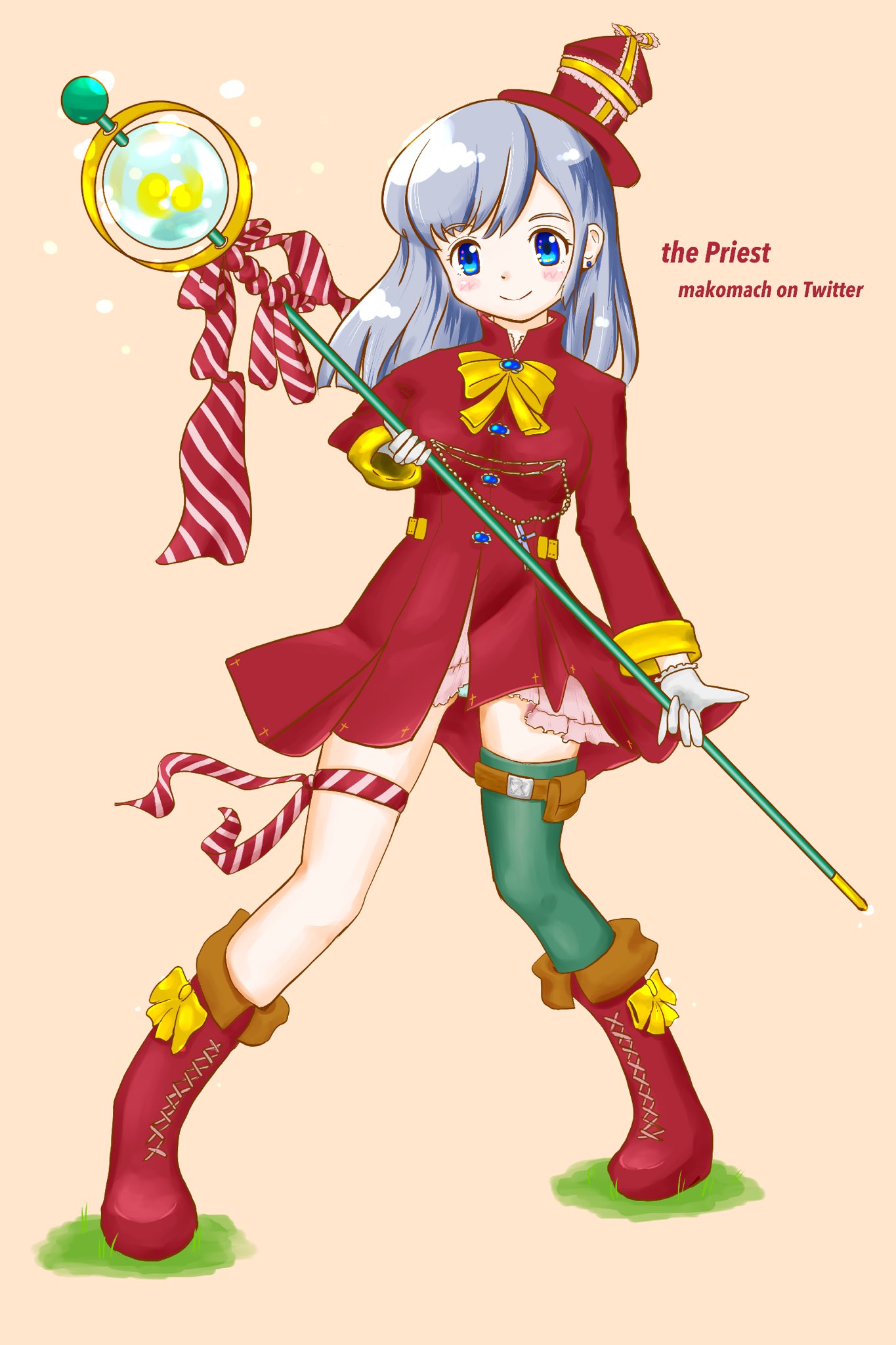 まこまち イラスト用 夏休みで時間がタップリあったので 前回に引き続きファンタジーイラスト ネットrpgではプリーストを使う事が多いですね イラスト好きさんと繋がりたい お絵描き好きさんと繋がりたい オリジナルイラスト オリジナル