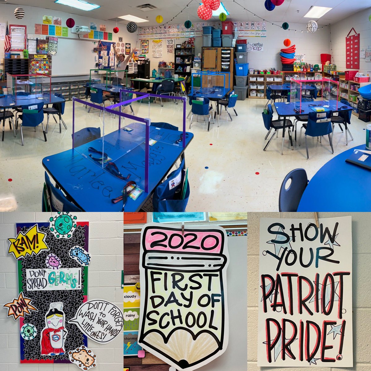 LaurieNorrisLPS's tweet photo. It’s finally here. We’re ready to welcome our new lil patriots. @MrsKirkLPS @TweetDCS_LPS #teamdcs #overcome https://t.co/CwddVKYn4O