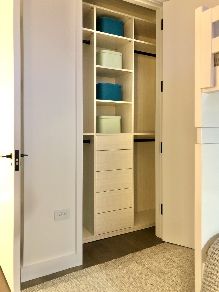 Closets's tweet image. Sometimes, all you need is a simple and peaceful Reach-in Closet, perfectly balanced into the bedroom. A design transFORM did for a high rise residence, downtown Manhattan in New York City.

#FollowFriday #FeatureFriday #Friyay #FlashbackFriday #transformhome #closet