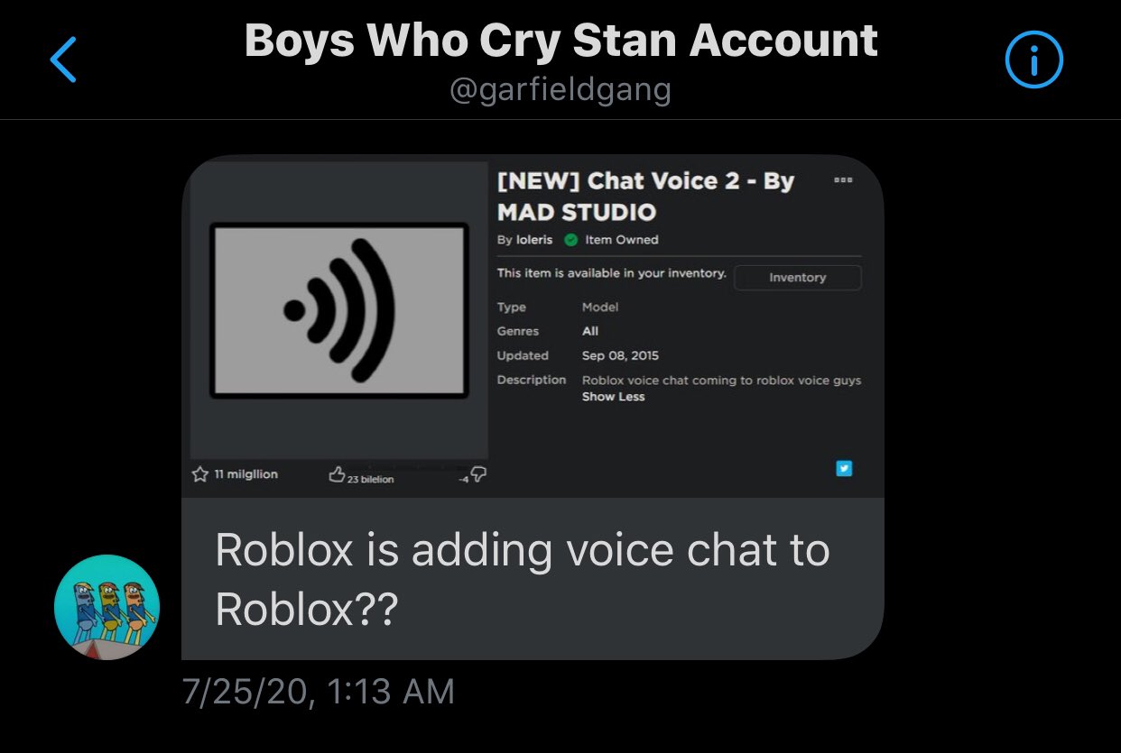 News Roblox On Twitter Roblox Adds Voice Chat Officially It Is Added Now L - how to make a party in roblox on chat