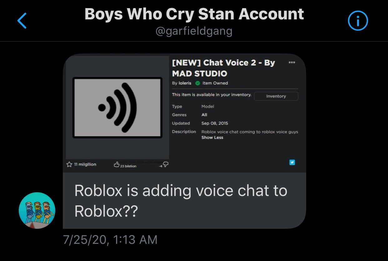 Voice chat is coming to Roblox