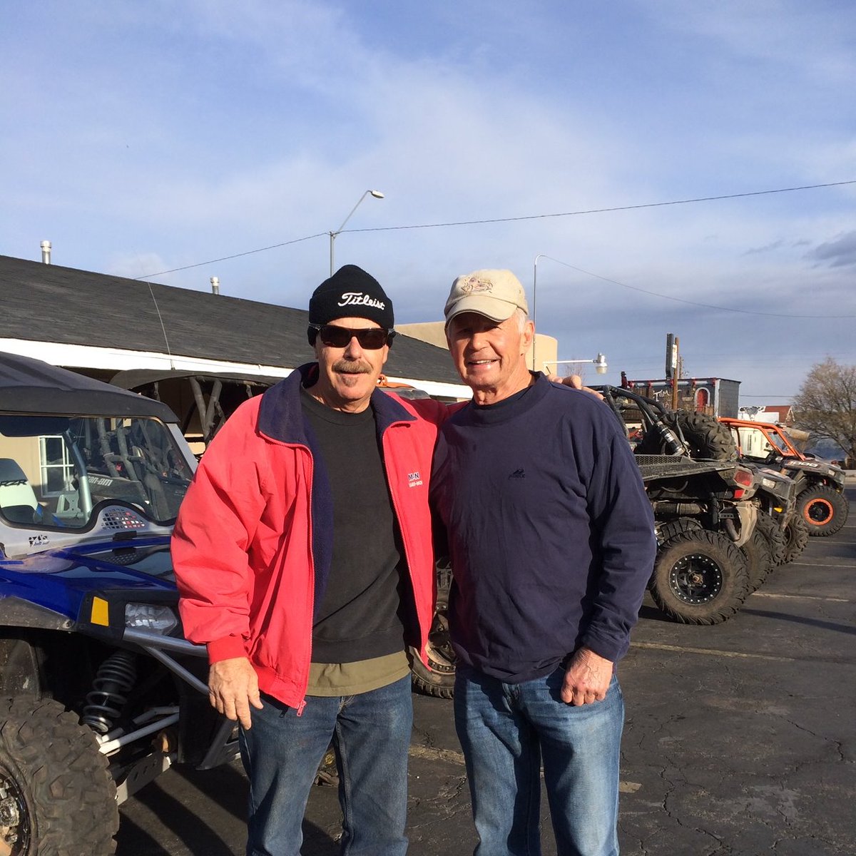 Happy Birthday Parnelli Jones, joined us on one of our 
RZR Rides, Great fun !! 