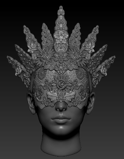 PaburoVIII's tweet photo. More screens of #Commission #Flower #Headmask working with #Pixiologic #ZBrush
#3dprint #3dart #3dartist #3d #3dmodelling #3dmodel #cosplay #freelancer #artwork #artist #sculpture #jewelry #digitalsculpt #hardsurface #3dmodelling #3dmodel #artistforhire #theater #design https://t.co/1HksGbtScg