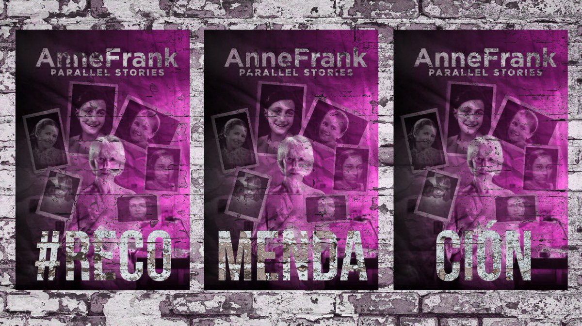 MariaAlatriste's tweet photo. ¡Ya es viernes! Te dejamos una gran recomendación para este fin de semana #annefrank #parallelstories #recommended #netflix https://t.co/OEBNIfObEo