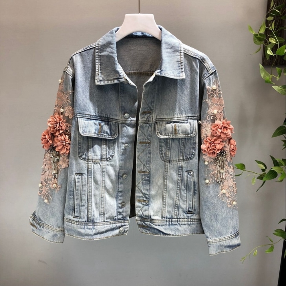 Allsecretsales1's tweet photo. Women's Floral Embroidered Denim Jacket #shoppingonline #shopping4u #shoppingfamily https://t.co/AS0RhjtHis https://t.co/dCBO92HYF9