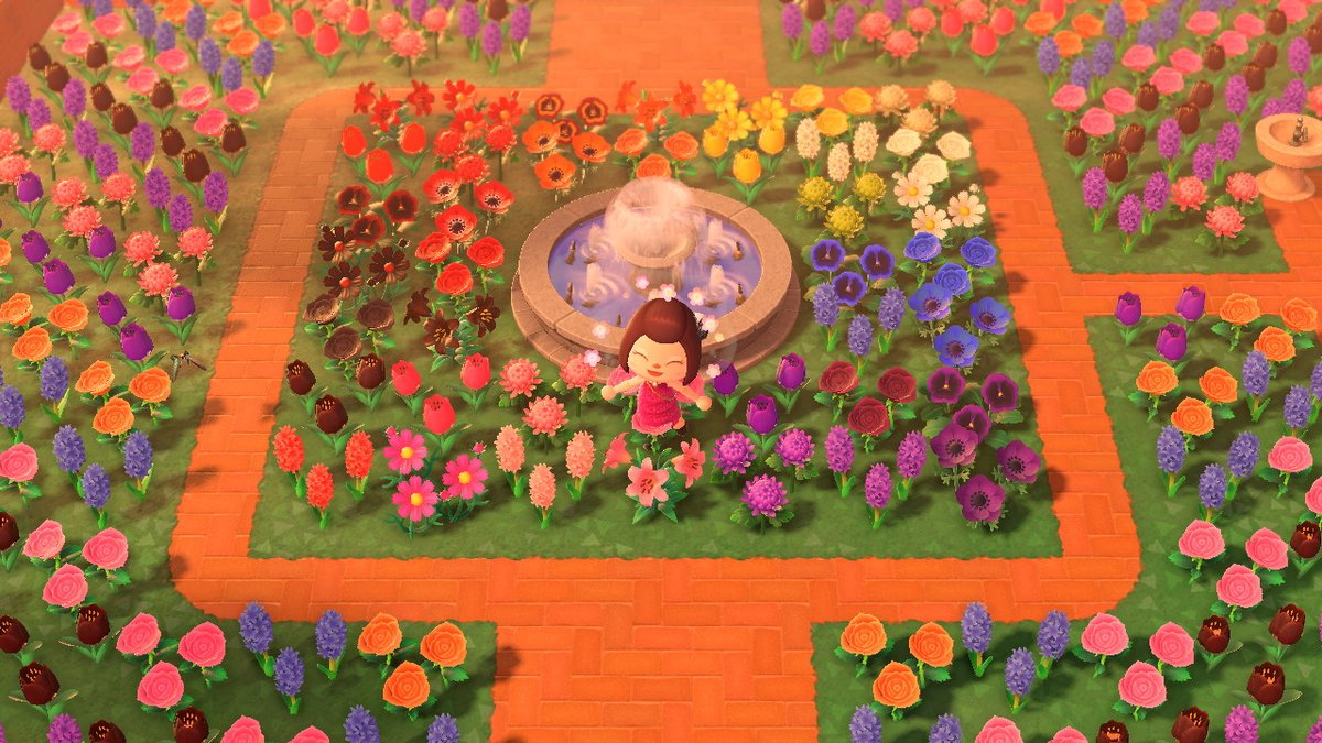 acceberleber's tweet photo. so colorful #AnimalCrossing #ACNH #NintendoSwitch https://t.co/J9ARolFuRd