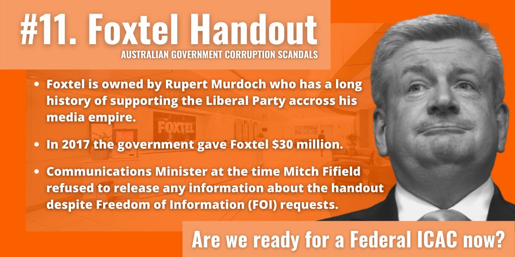 Australian Government Corruption Scandals #NewsCorpse &  @AustraliaUN 11/17