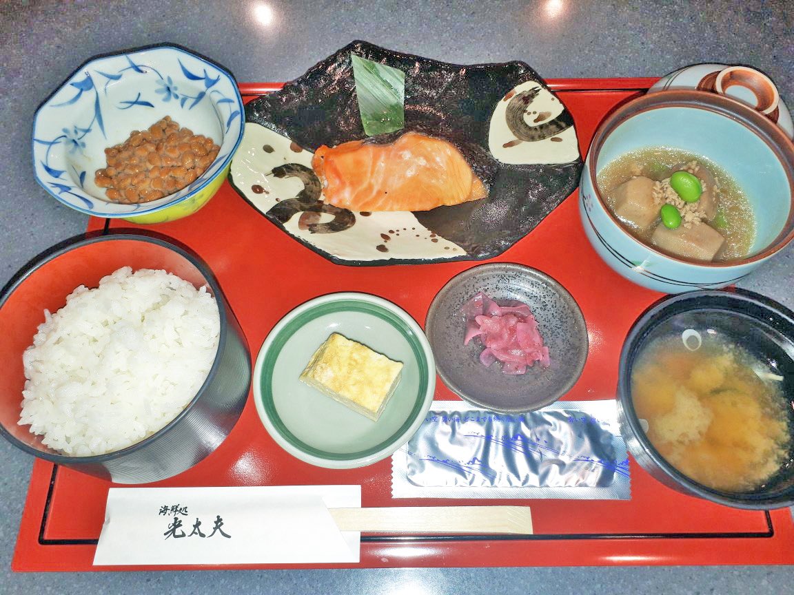 川越第一ホテル 川越駅東口より徒歩3分 年8月15日 土 本日の朝食 和食 朝食は洋食もお選びいただけます 朝食 光太夫 川越 朝ごはん