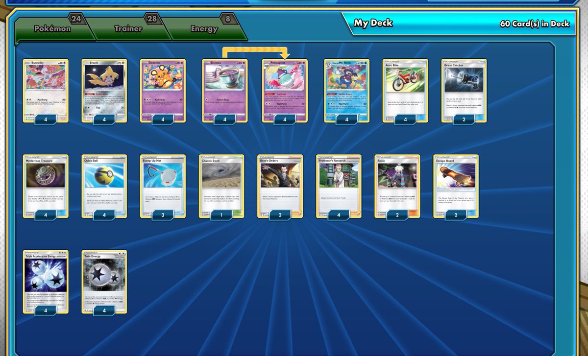 Chip Richey On Twitter Current Mad Party List From The Stream Last Night The Deck Actually Felt Very Consistent And Smooth And We Went On A Pretty Solid 7 Game Win Streak