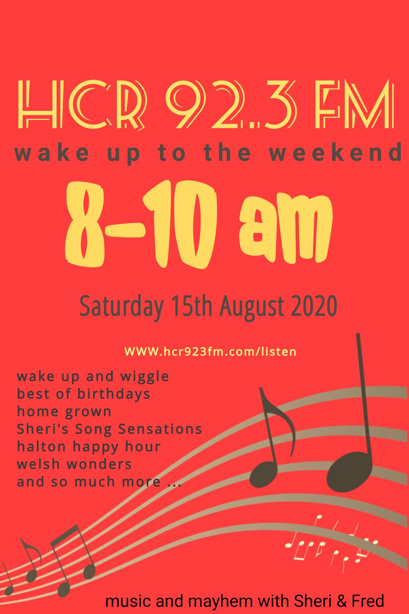 qichiqi's tweet photo. Tune in if you can  https://t.co/e5xVBBrKaK
 &amp; 92.3 FM

Contact 01928 835291
studio@hcr923fm.com
Text 60066 HCR

home grown in Halton 

Junior Dayvis 
Elysium
Gareth Heesom
&amp; The Far North. https://t.co/F0iS8e27f4