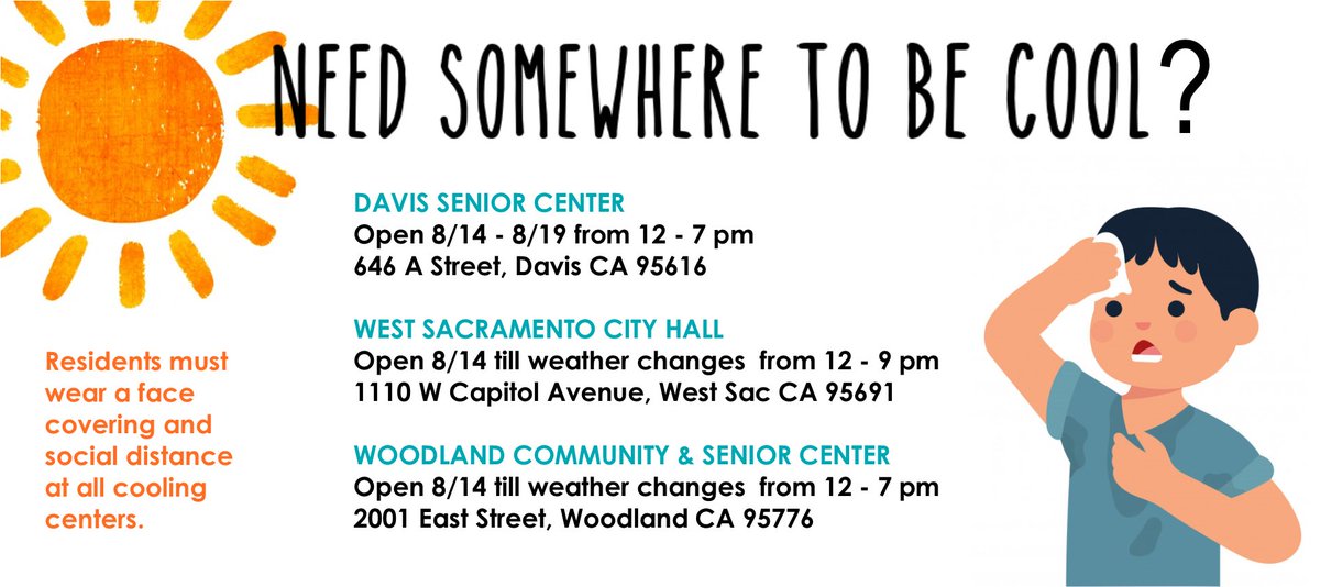 Yoloaging's tweet photo. Where to do to cool off in Yolo County.  Stay hydrated too. https://t.co/NROlSkPx3X