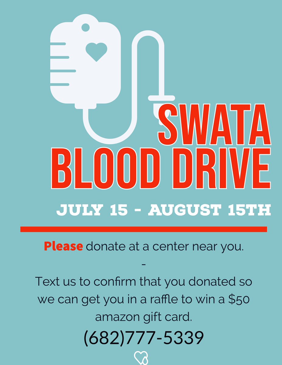 SWATA_LBC's tweet image. Last chance to donate on our behalf! But we will gladly remind you to donate all year long. 😊 #LifeSaver #SWATA2020