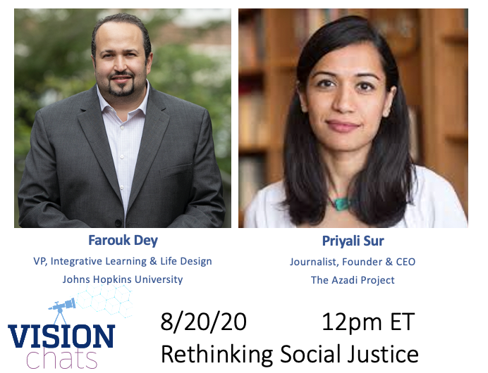 faroukdey's tweet photo. Priyali Sur is an award winning journalist, #socialjustice advocate, and founder/CEO of @TheAzadiProject
, which provides digital economy skills to #refugee women and girls. I can't wait for our #visionchat on 8/20/20 at Noon ET. Join us. @priyalisur https://t.co/XH8i99frrR https://t.co/ZilTfdcN4T