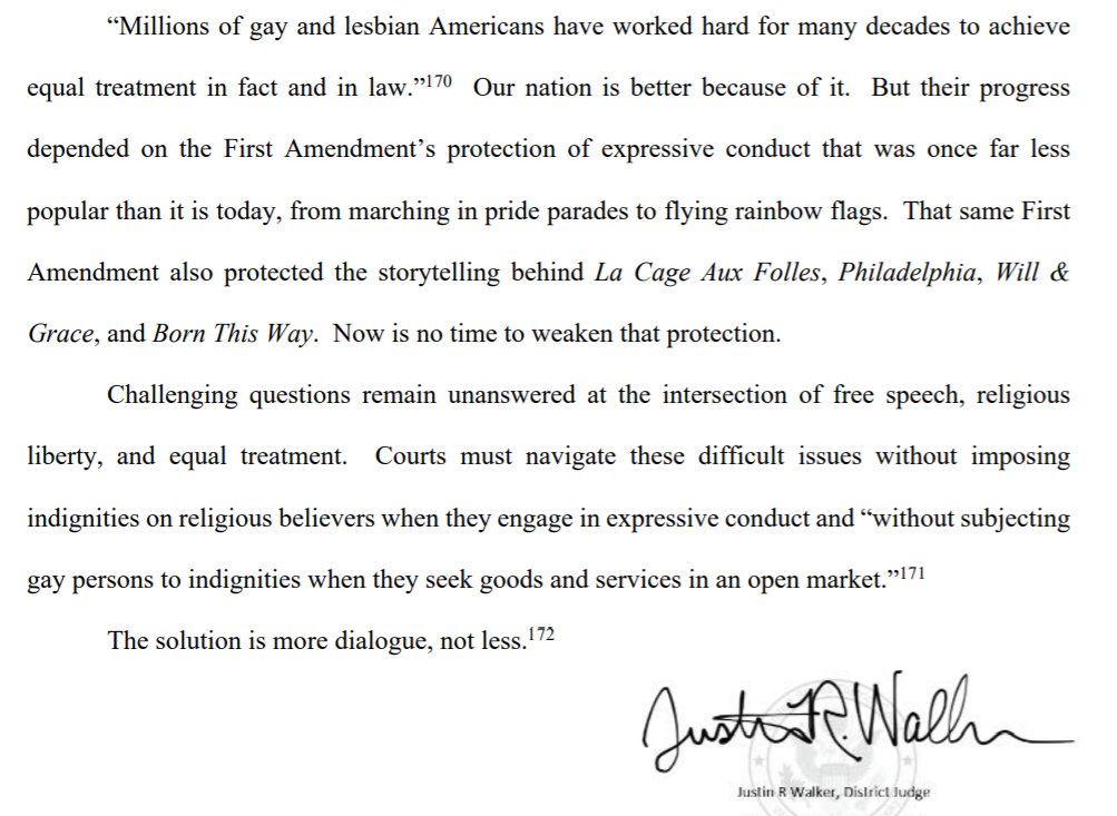 This is how the opinion concludes, perhaps echoing the hopes some have expressed that the Court may be moving toward a sort of grand bargain on LGBT rights and free speech/religious liberty.