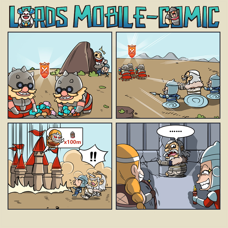 Lords Mobile on X: With great protection comes great responsibility, but  Berserker would probably grow into it! #lordsmobile #comic   / X