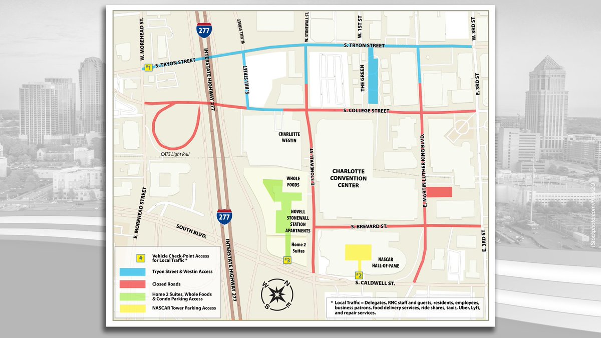 To secure the #2020RNC road closures will be in effect at 6 p.m. on Sunday, August 23 and lifted no later than 6 a.m. on Tuesday, August 25. Travel impacts may begin as early as 6 a.m. on Sunday. secretservice.gov/data/press/rel…