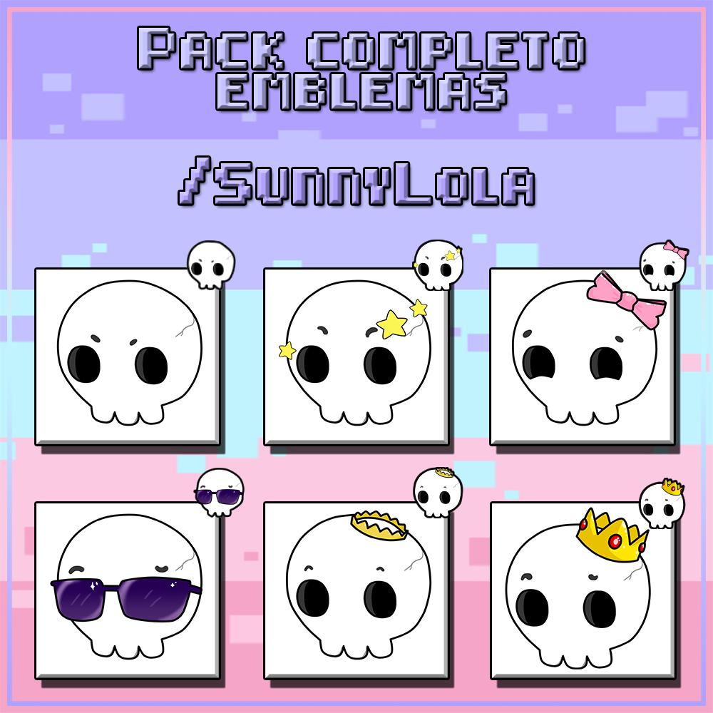 Luana_KLS's tweet photo. Pack completo de twitch para @lolittaaa18 ♥ (SunnyLolaa en twitch)
Parte uno:
-Pack completo emblemas.
-Pack emotes (x3)
-Pack Logo+Banner https://t.co/wq9PNTGbrO