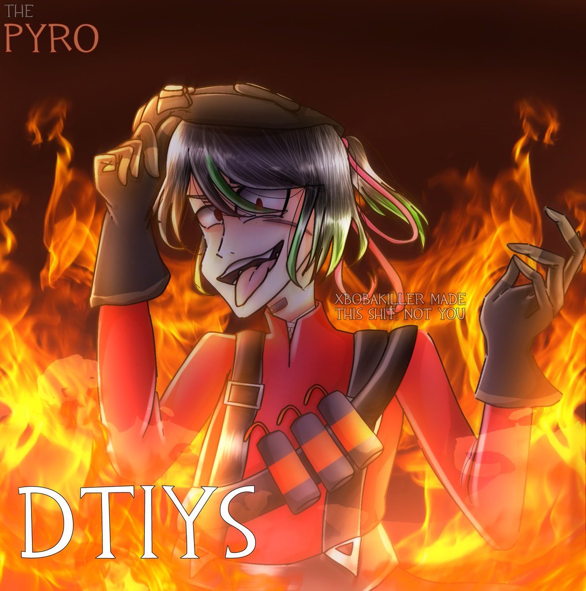 xbobakiller's tweet photo. Yo , Yo Guys! I'm opening a DTIYS for fun ! Feel free to join it lmao. It's fine if you won't, I'm not forcing anyone 👀🔥

Haha, Badass Pyro oc go S N A P
#tf2 #TeamFortress2 #tf2oc #TeamFortress2oc #pyro #pyromaniac #pyrooc https://t.co/JN90cYSnGU