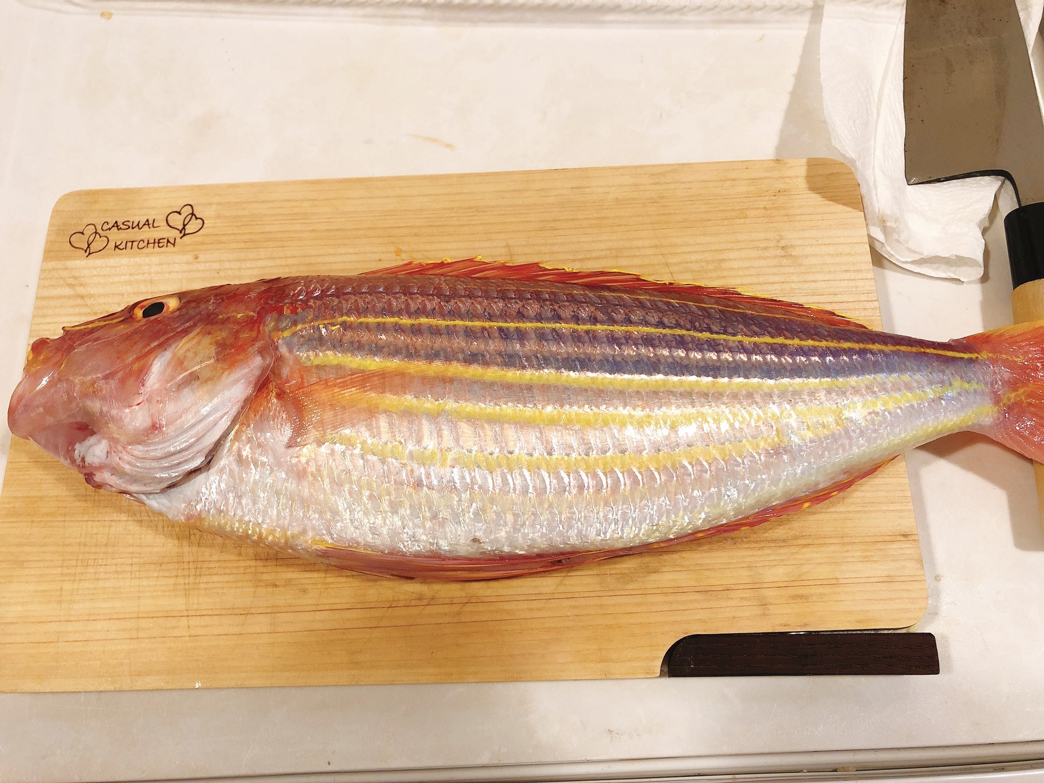 兎鹿 08 14 イトヨリダイの刺身 イトヨリダイのなめろう 兎鹿のお料理記録 料理 魚 イトヨリダイ 刺身 なめろう 料理好きな人と繋がりたい T Co Duveqfagrx Twitter